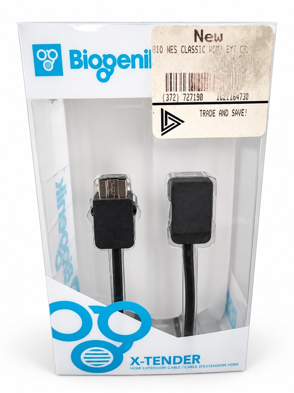 Biogenik X-Tender 10FT NES/SNES Classic Controller Extension Cable – New